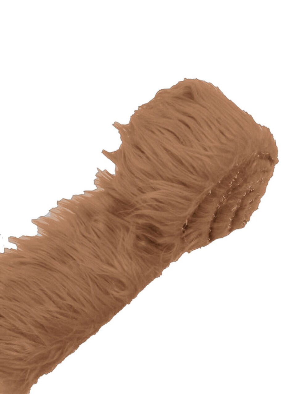 18" x 60" Size Long Pile Shaggy Faux Fur Strip Fabric for Crafts Costumes Home Decor Trim